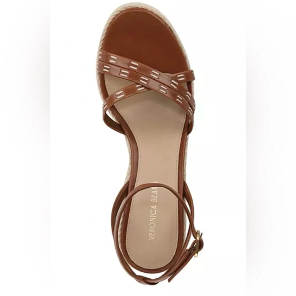 NWOT Veronica Beard Women's Philene Espadrille Wedge Sandals size 7 - Picture 2 of 8